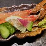 カニとフグの専門店 福島かにふぐ家 - かに刺身