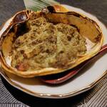 カニとフグの専門店 福島かにふぐ家 - 甲羅みそ焼き