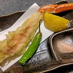カニとフグの専門店 福島かにふぐ家 - かに天麩羅