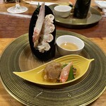 かに道楽 - かに前菜