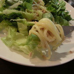 プラス カーサ ラウンジ - 日替わりパスタセット・ツナのサラダ風冷製パスタ（通常1,000円・ランチパスポートで500円）