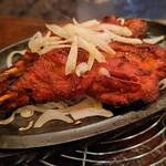 インドレストランバーバンジャーラ - タンドリーチキン この大きさは写真じゃ伝わらないよ^^;