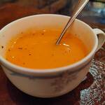 インドレストランバーバンジャーラ - トマトスープ