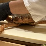 新富 きた福 - かにの最後