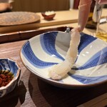 新富 きた福 - かにのお刺身