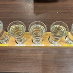 赤～いりんご - 別の日の日本酒飲み比べ