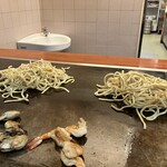 ぼてふく - 焼きそば（焼き前）