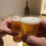 千葉たかおか - 最初はビールでかんぱ〜い♪