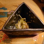 都わすれ - 先付け　ひろっこ酢味噌がけ