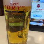 ガスト - 生ビール（２７０円）