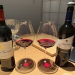 山形座 瀧波 - 2種の赤ワイン