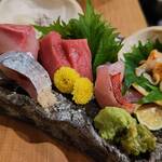 鮨工房 ながまさ - 刺身5種盛り