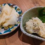 鮨工房 ながまさ - がり + いぶりがっこ