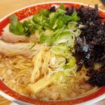 中華そば 肴 yamago - 背脂バラ海苔中華※みつばトッピング