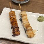うな串 焼鳥 う福 - 短冊　330円　　　　　白短冊　330円