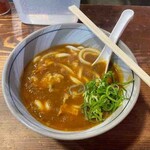 新世界かすうどん 恵美須屋 - かすカレーうどん