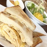 北の珈琲工房　時計台 - たまごサンド