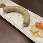 Cafe Lembeek - ガリシア栗豚の自家製白ソーセージ