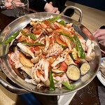 日がさ雨がさ - 名物トマト鍋