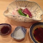 鯛と鰹のお造り