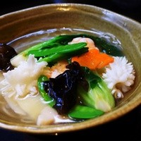 中國名菜 龍坊 代官山店 - 海老入り塩蕎麦