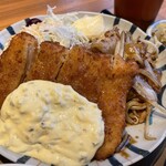 やよい軒 - チキン南蛮としょうが焼きのコンビ定食¥1,190