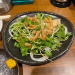 隠れ酒場ともしび3rd 海鮮と炭火鶏焼 - 鶏パリサラダ