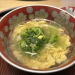 京味 もと井 - 菜の花のシンジョウ　かき玉仕立て