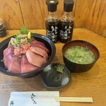 清水港　みなみ  - 天然南まぐろ丼+特盛