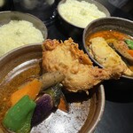 ピカンティ - サクッとPICAチキン(アーユルヴェーダ薬膳1/f)¥1,640+辛さ知覚の扉¥0