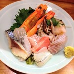 須佐 - 天使の海老
      トリ貝
      赤貝
      鮪　鮃の昆布締め
      ツバス
      キズシ　