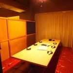 Wagyuu Motsu Tori Sasami No Shabushabu Danzen Yuzutei - 掘りごたつとマット席を繋げると42名様まで１つの個室になります