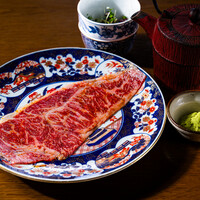 サーロインの出汁たれ焼き