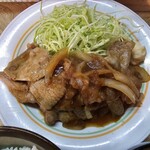 とんかつ喜多八 - しょうが焼き定食　1000円
