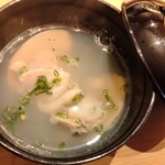 すしやのたい悟 - はまぐりの潮仕立てのお椀