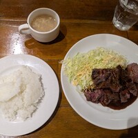 キャトルラパン　神戸三宮 - ランチステーキセット