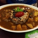 ぱんぷきん - ひよこ豆のカレーライス