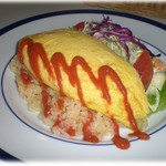 レストラン　わか菜 - 重みあるとろり感の強いオムレツがのる