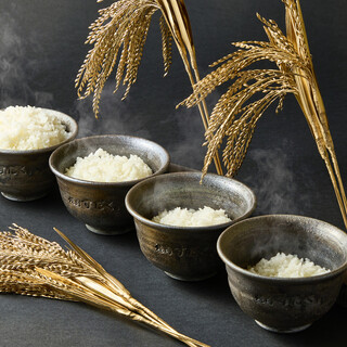 出来立てホクホクご飯が銘柄和牛の相性を引き立てる