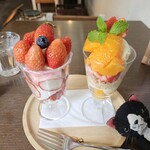 てんとう虫。 - キラキラ輝くフルーツたち( *´艸｀)