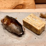 すしやのたい悟 - 穴子さんと玉さんでーす。