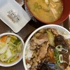 すき家 - スパイシー麻婆茄子 牛丼定食✧︎*。お味噌汁を豚汁に変更。