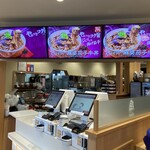 すき家 - レジの上にも スパイシー麻婆茄子牛丼のパネル!!笑