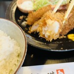 とんかつ一代 - 大海老フライ！ぷりぷりホワホワ