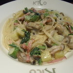 Pastaと料理 Madame Kiｃo - ランチ～きのこのクリームソーススパゲッティ
