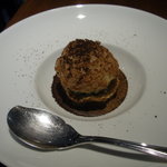 Pastaと料理 Madame Kiｃo - 焼きシュー　バナナミントアイス　チョコレートソース