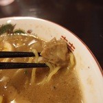 夢ノ弥 - 牛すじ炭焼きラーメン