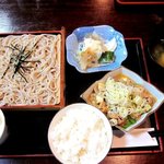 鬼そば - もつ煮セット！(2014,07/05)