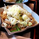 鬼そば - ボリュームたっぷりのもつ煮！(2014,07/05)