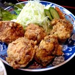 鬼そば - 一個がでっかいから揚げ！(2014,07/05)